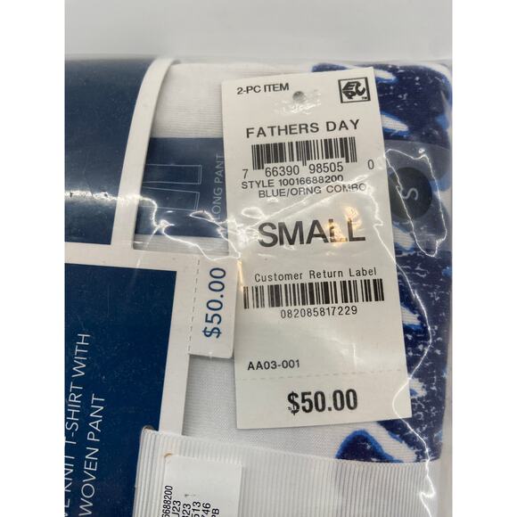 Club Room Men's Size Small Pajama Set Father's Day Grandpa Short Sleeve NEW - Picture 3 of 4